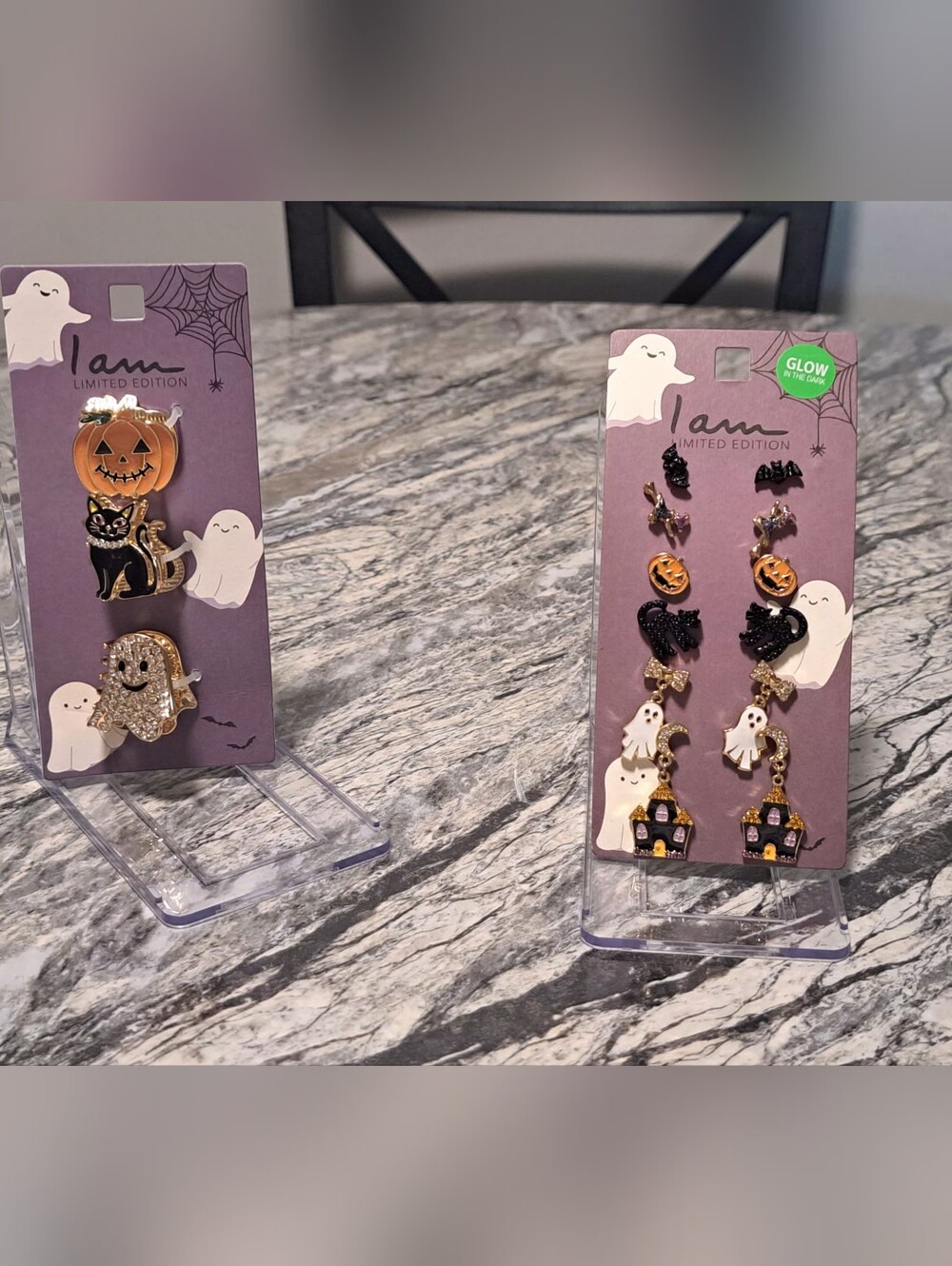 I Am Limited Edition Halloween Earring Set & Hair Clips